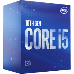 Intel® Core™ i5-10400F, S1200, 2.9-4.3GHz (6C/12T), 12MB Cache, No Integrated GPU, 14nm 65W, Box
